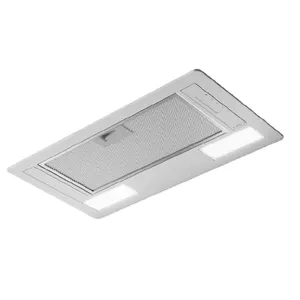 Built-under extractor hood Elica Era C — aluminium/white, 535×330 mm, 700 m³/h, 3 speeds, aluminium grease filter