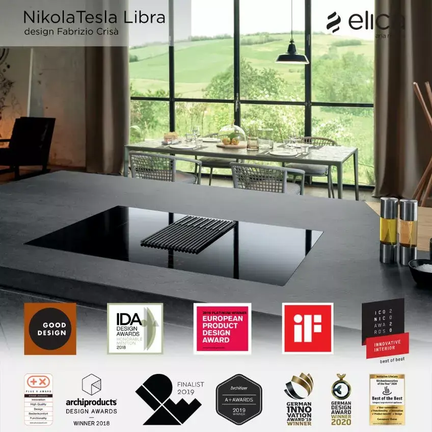 Iebūvējamā plīts virsma Elica PRF0147745 Photo 7