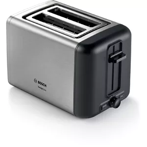 Toaster Bosch TAT3P420DE 2 slice Black Silver