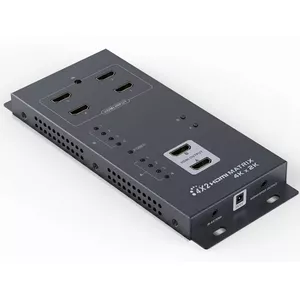 HDMI matrix switch PREMIUMCORD khswit42c 4x2K with audio routing