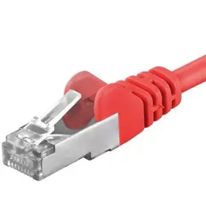 Сетевой кабель PremiumCord Patch кабель S-FTP Cat6a RJ-45 5м красный