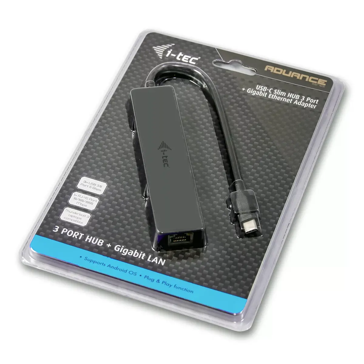 USB-C Hubs i-tec Advance 3 Porti + Gigabit Ethernet Adapteris Photo 7
