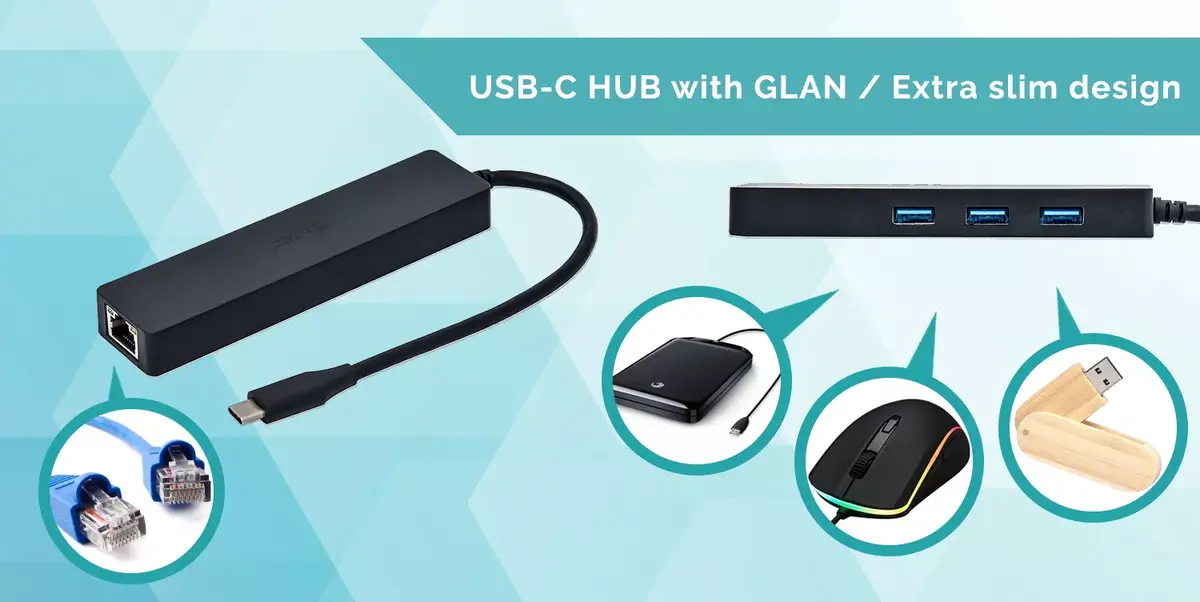 USB-C Hubs i-tec Advance 3 Porti + Gigabit Ethernet Adapteris Photo 8