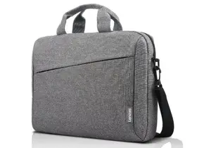 Lenovo Casual Toploader T210 Messenger Laptop Case for 15.6 Inch Screens Grey Polyester with Shoulder Strap