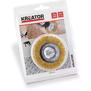 Diska suka uz vārpstas 75 mm KREATOR KRT150110 ar misiņa sariem