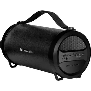 Pārnēsājamā mono skaļruņa DEFENDER G24 Black — 10 W RMS, Bluetooth 5.0, USB uzlāde, 4 st. akumulators, AUX, MP3