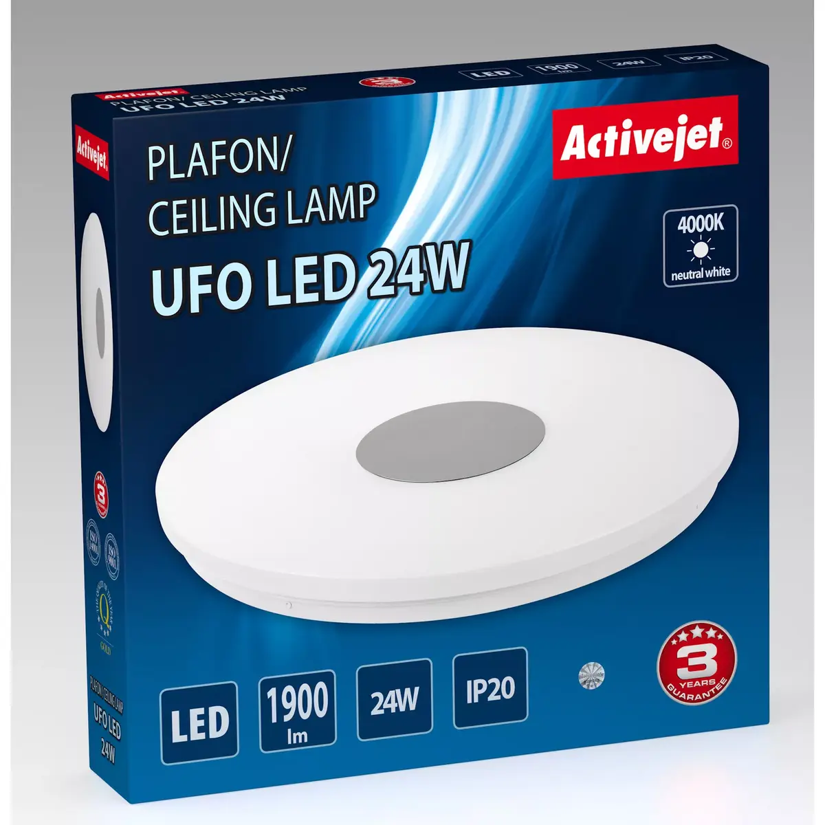 Потолочный светильник Activejet AJE-UFO LED 24 Вт Photo 2