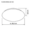 LED ceiling light ActiveJet AJE-OPERA 12W Photo 3