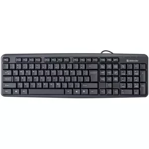 Wired USB keyboard DEFENDER HB-520 — compact layout, USB connection
