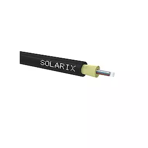 Optical fiber cable SOLARIX DROP 12vl Corning SM09/125 G.657A2 500 m LSZH