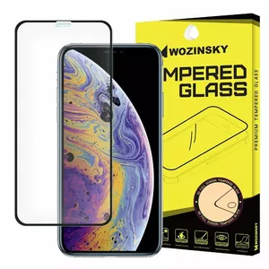 Wozinsky Full Glue Tempered Glass Screen Protector for Apple iPhone 11 Pro / XS / X with Black Frame