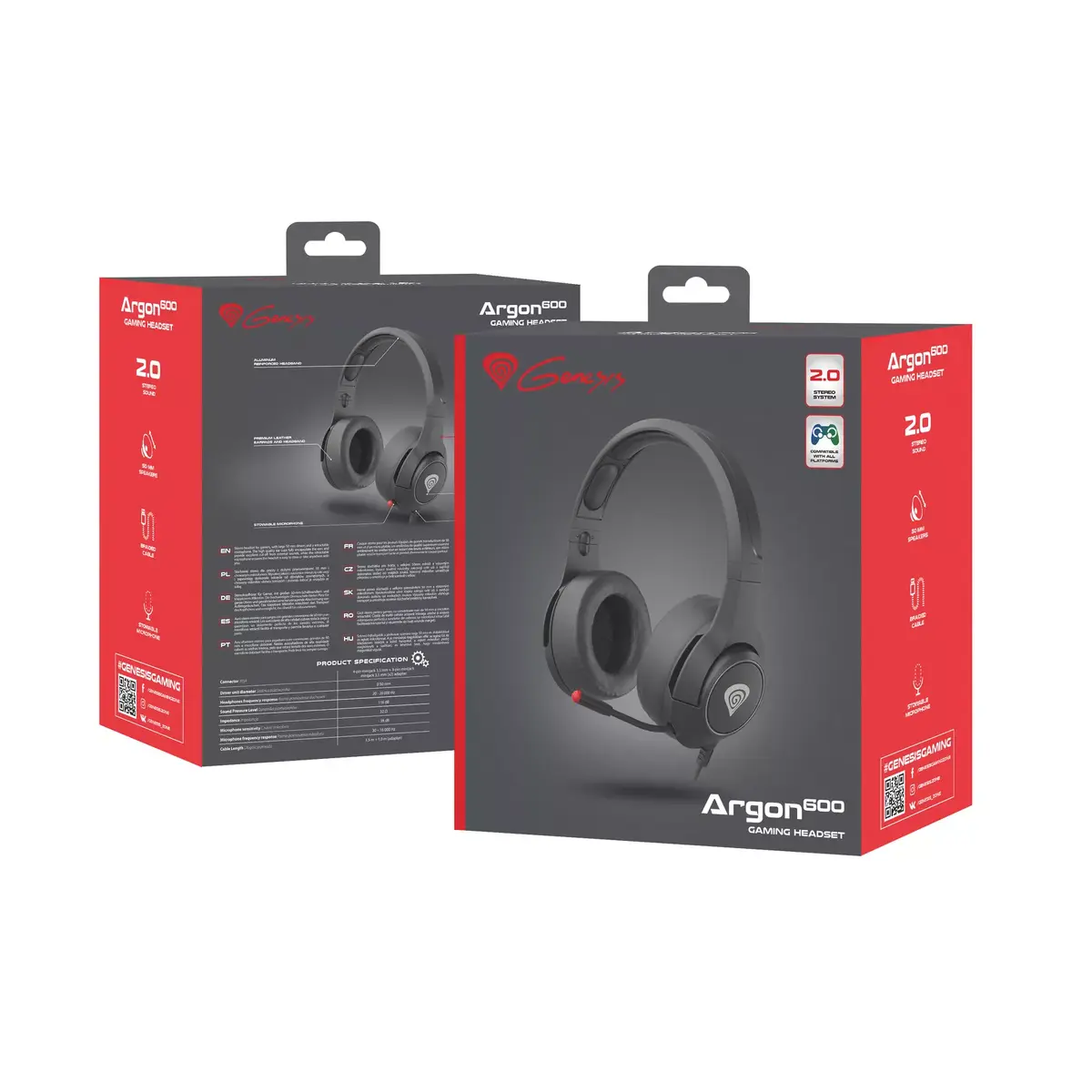 Austiņas GENESIS Argon 600 Photo 8