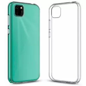 Slim protective phone case iLike for Huawei Y5P, transparent, lightweight