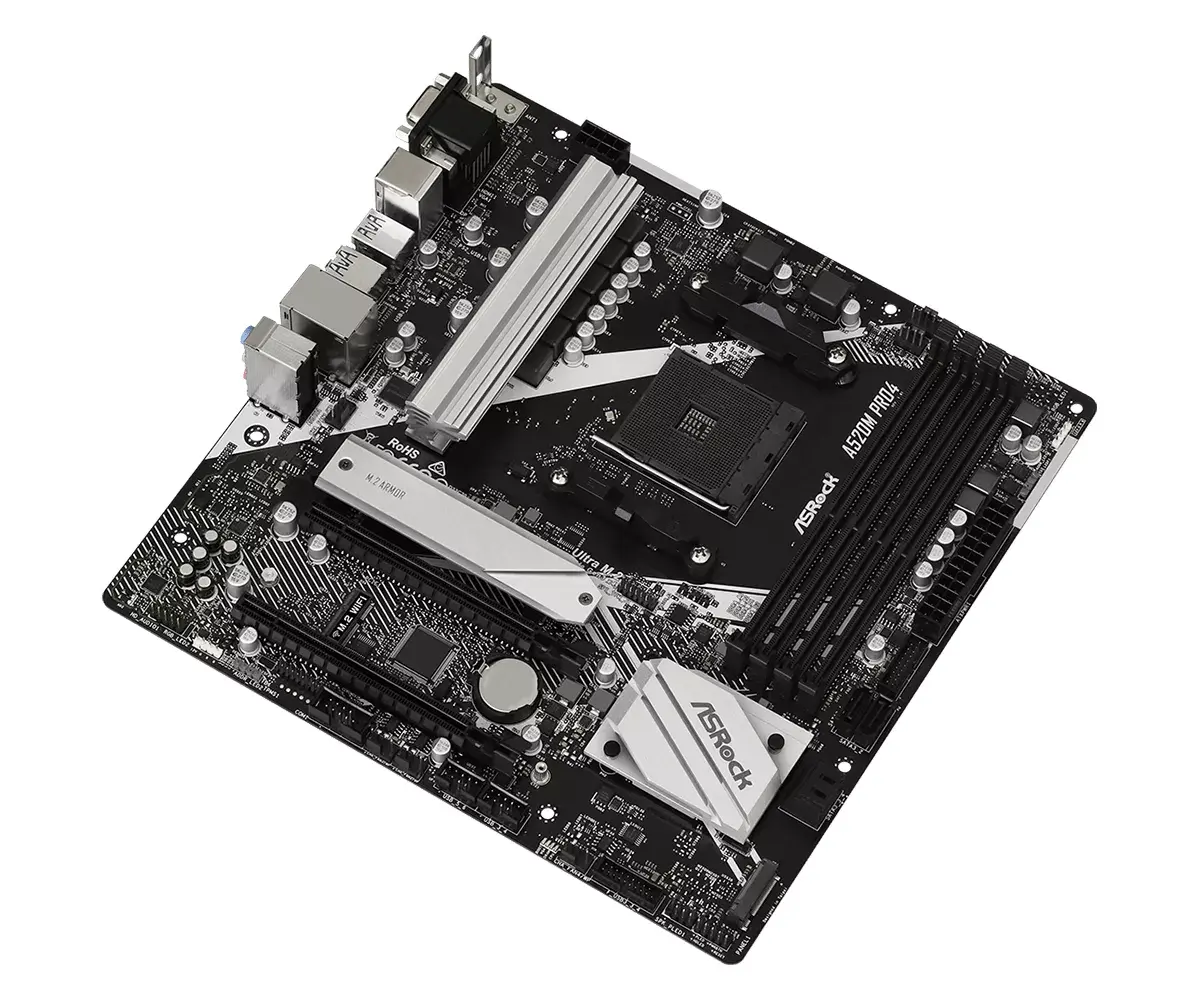Материнская плата Asrock A520M Pro4, 90-MXBDU0-A0UAYZ Photo 3