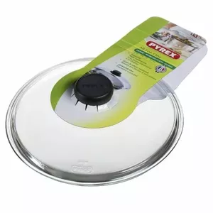 Glass lid PYREX 26B28 Ø28 cm — heat-resistant tempered glass lid for cookware