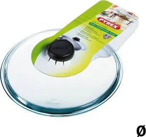 Glass lid PYREX 26B24 Ø24 cm heat-resistant for cookware
