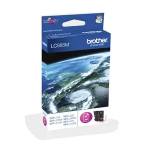 Картридж Brother LC985M оригинальный магента, 1 шт., пигментные чернила