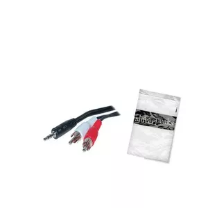 Audio kabelis ShiverPeaks BS30832-5 5m 2xRCA 3.5mm Melns Sarkans Balts