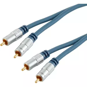 Аудиокабель ShiverPeaks 40102-1MHQ — 2x RCA на 2x RCA, длина 1,0 м