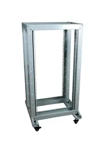 Freestanding server rack ALLNET 139266 22U, 400 kg capacity, grey, castor wheels