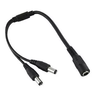 Кабель питания черный 2x DC DC ALLNET 133119
