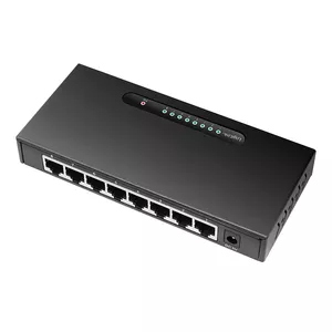 LogiLink NS0111 tīkla pārslēgs Gigabit Ethernet (10/100/1000) Melns