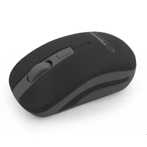 Беспроводная оптическая мышь ESPERANZA EM126EK RF 2.4 ГГц, 1600 DPI, 4 кнопки, серо‑чёрная, с приёмником