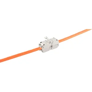 Keystone-модуль Cat 6a helos 08-10002 безинструментальный соединитель, RJ45 вставка для экранированных/неэкранированных Cat6a