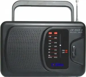 Eltra ANIA radio black — portable FM/AM radio, compact design