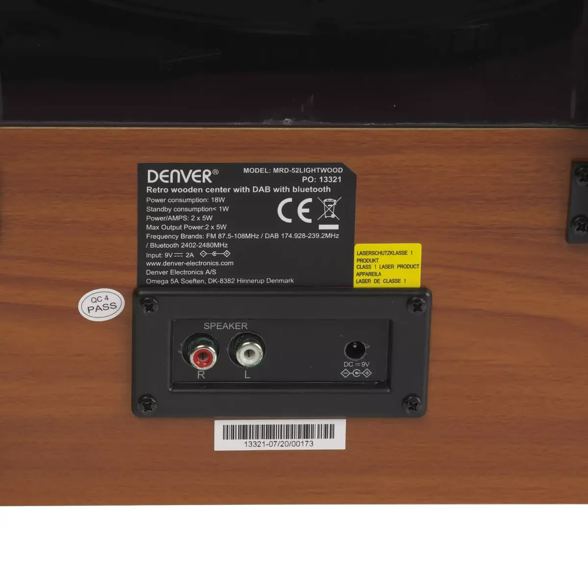 Turntable Denver MRD-52LIGHTWOOD Photo 7
