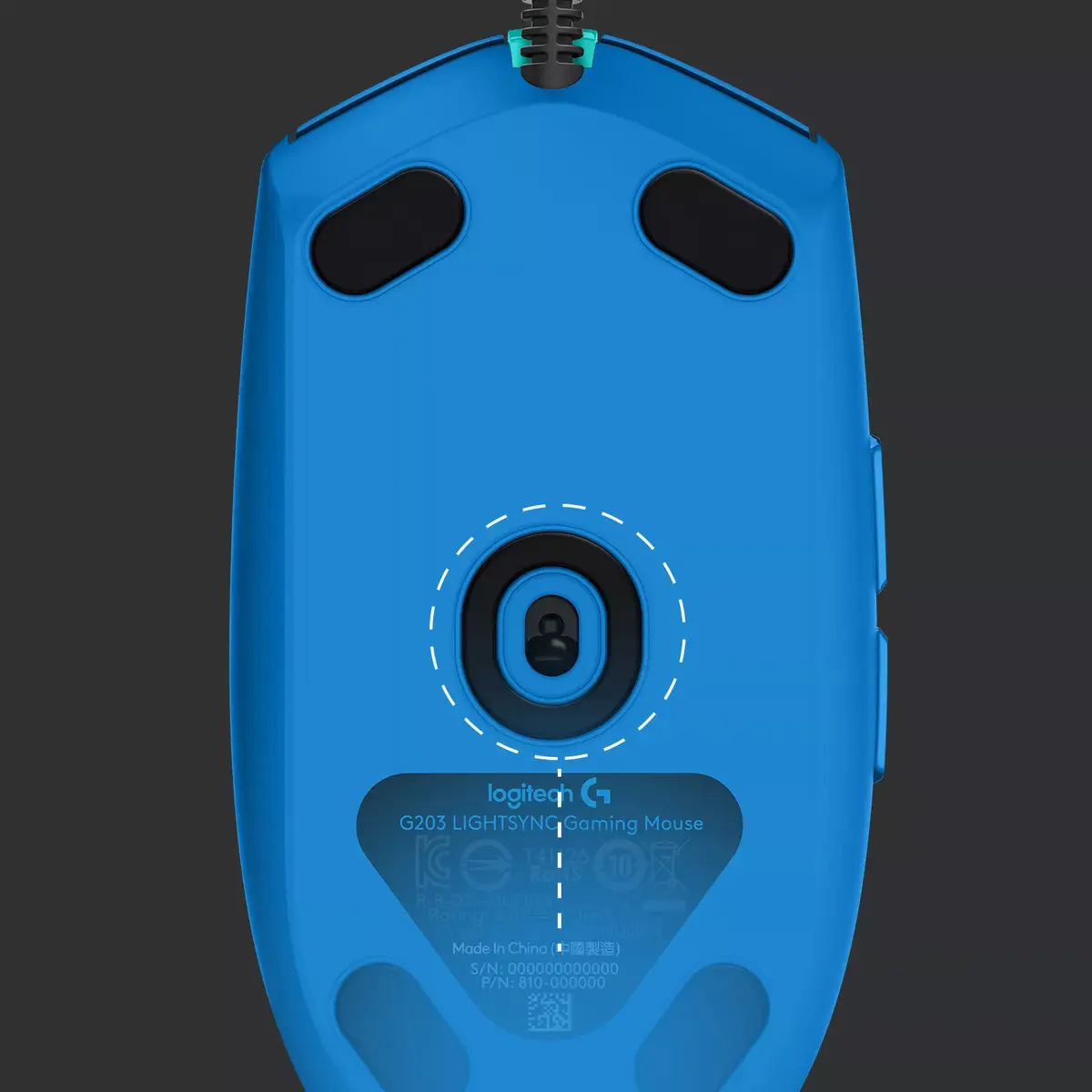 Spēļu pele Logitech G G203 LIGHTSYNC Photo 3