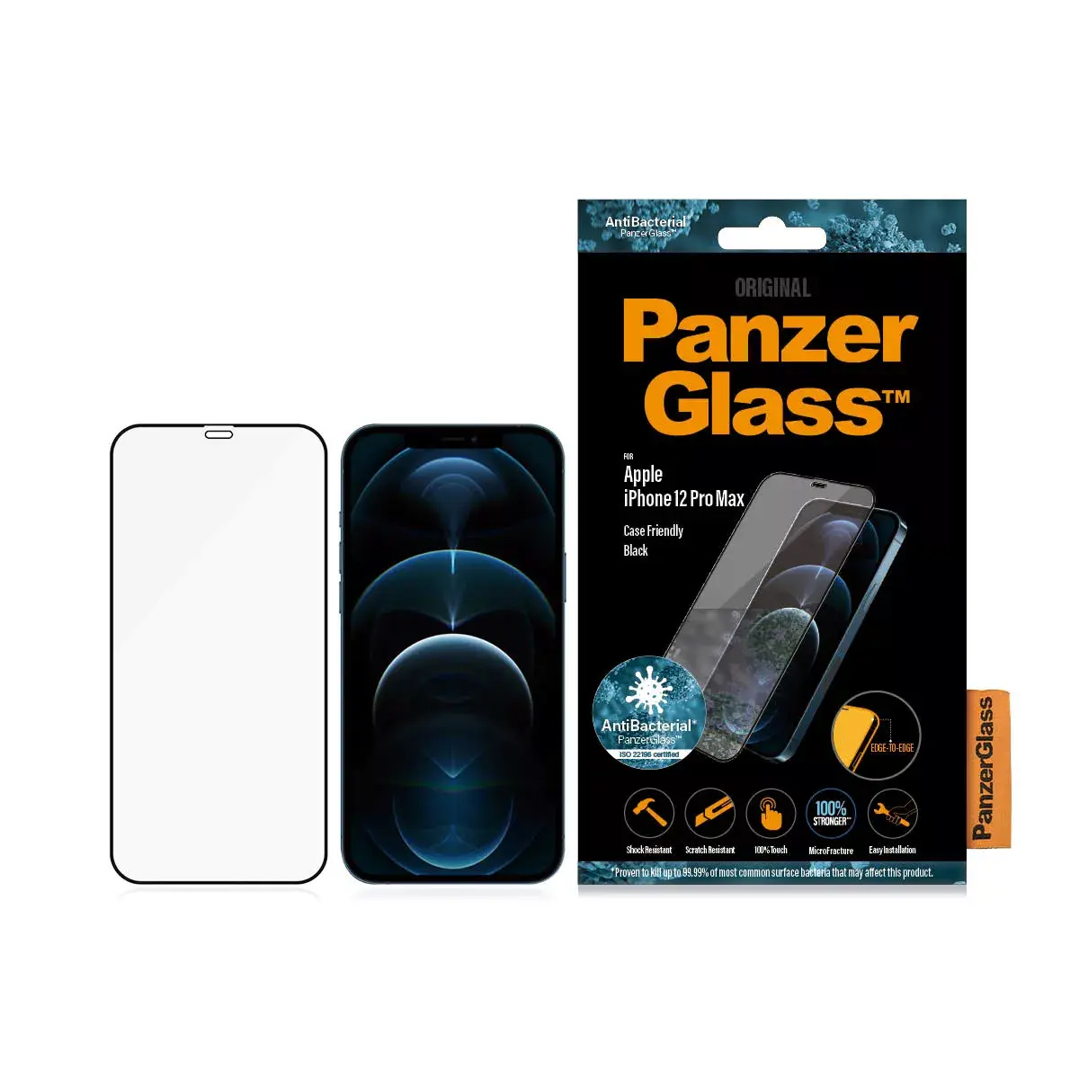 PanzerGlass ekrāna aizsargs iPhone 12 Pro Max Photo 3