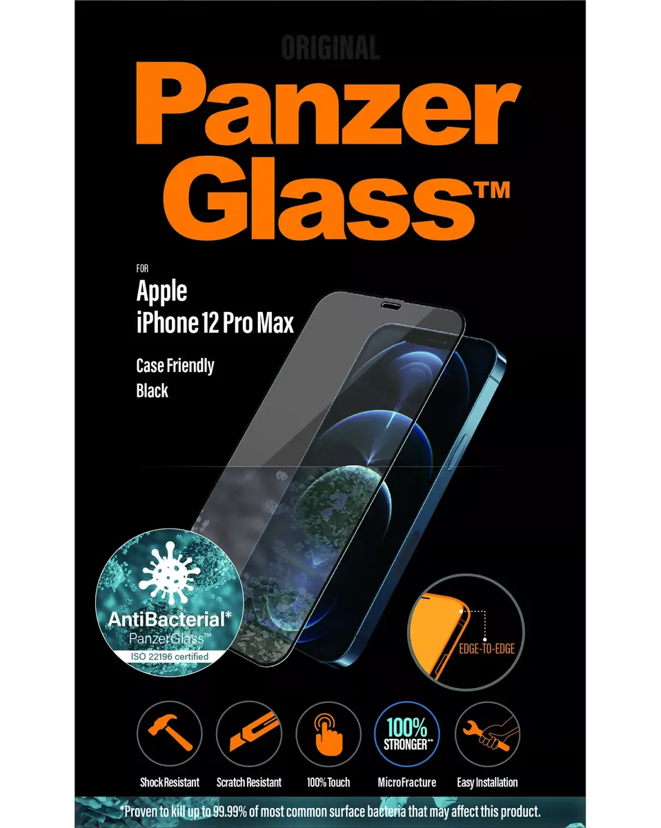 PanzerGlass ekrāna aizsargs iPhone 12 Pro Max Photo 8