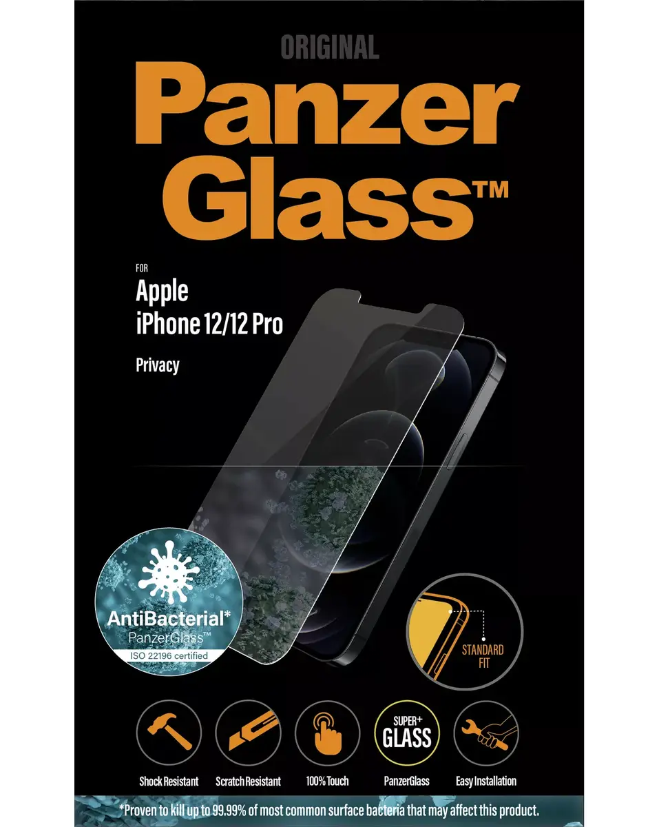 Privātuma aizsargstikls PanzerGlass Apple iPhone 12 12 Pro Photo 2