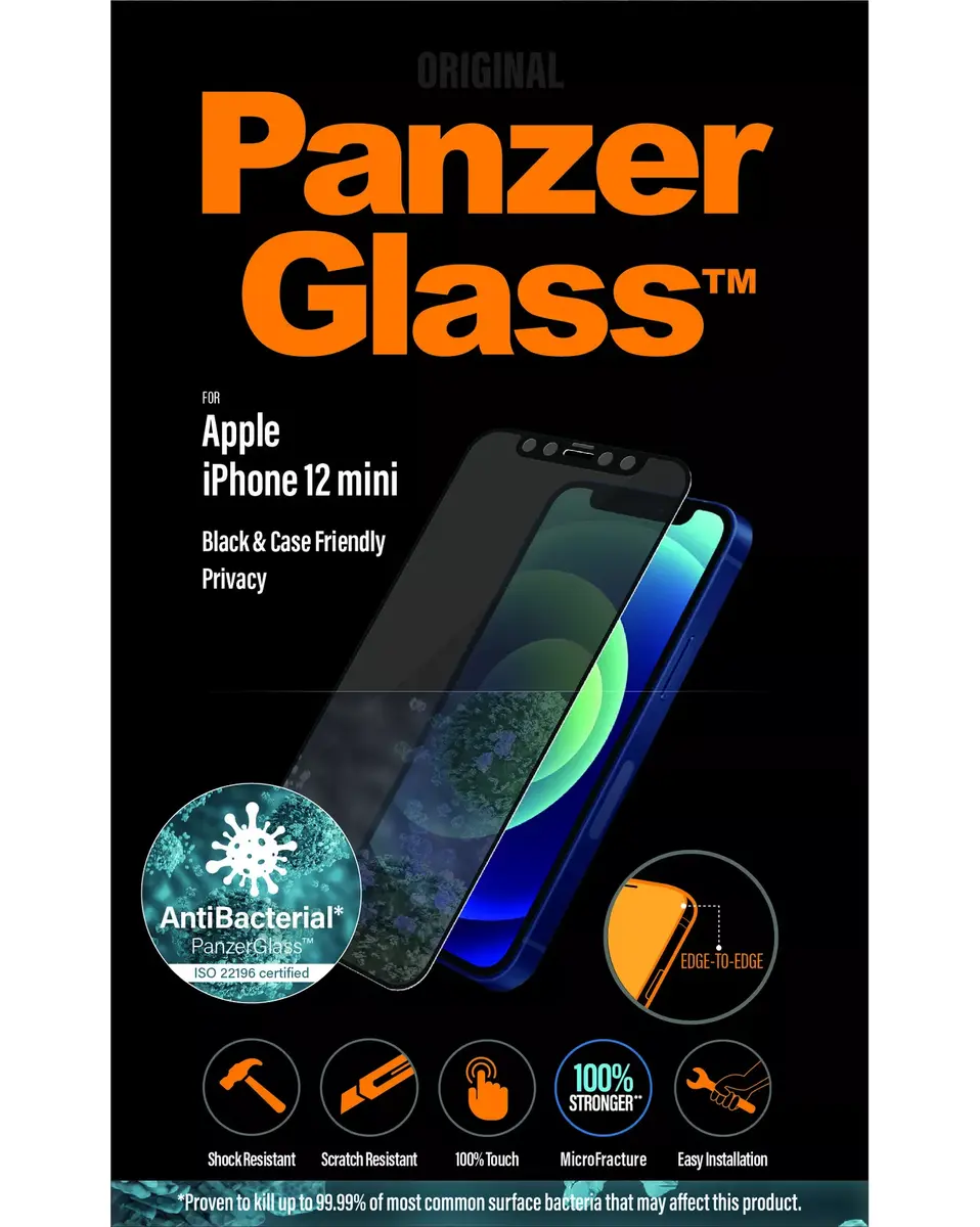 Защитное стекло PanzerGlass для Apple iPhone 12 Mini Photo 3