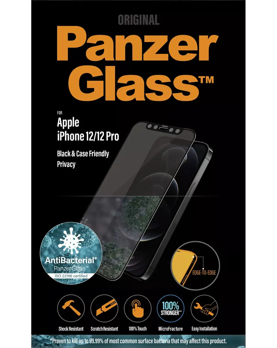 Защитное стекло PanzerGlass Apple iPhone 12 12 Pro Photo 2