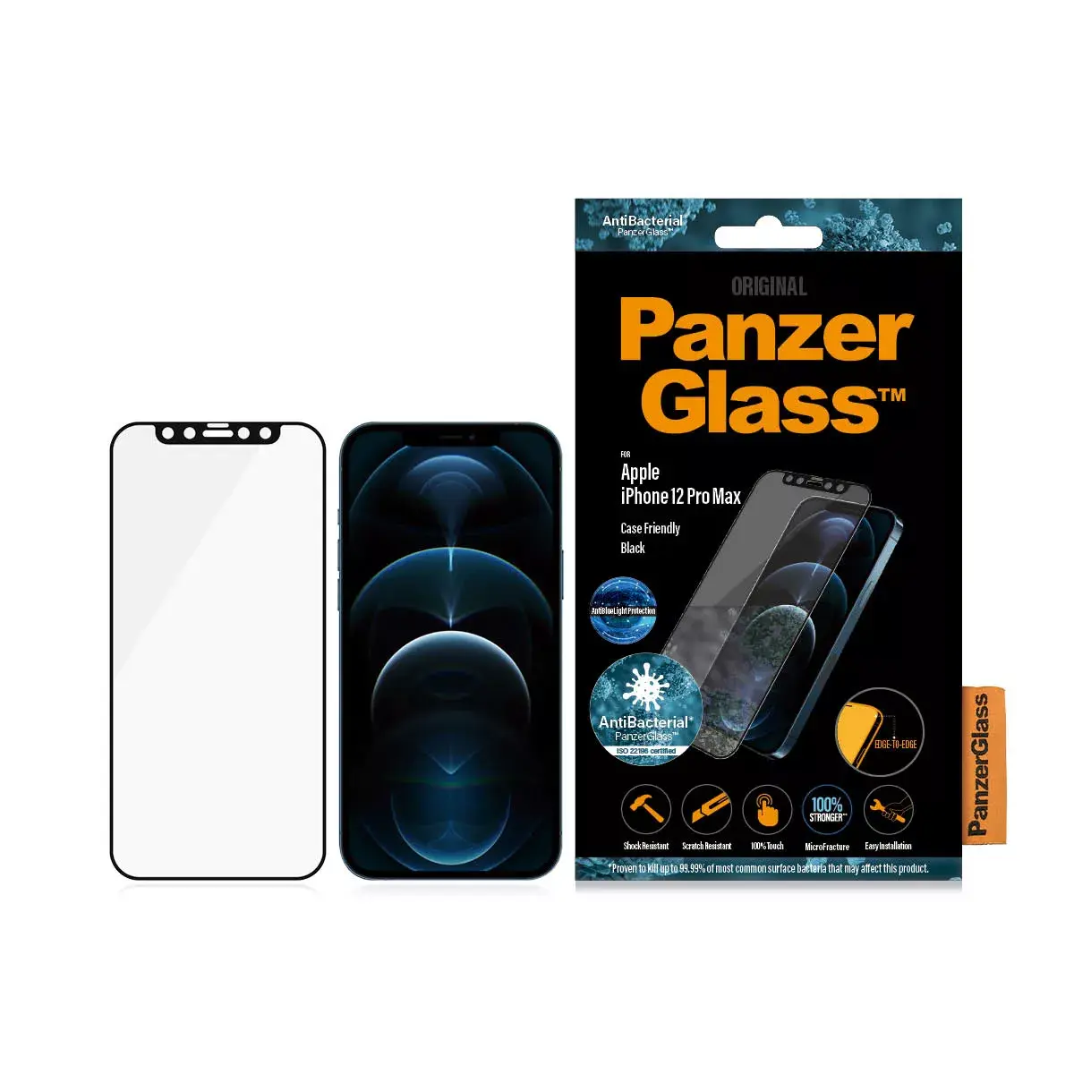 PanzerGlass Anti-blue light защитное стекло для iPhone 12 Pro Max Photo 3