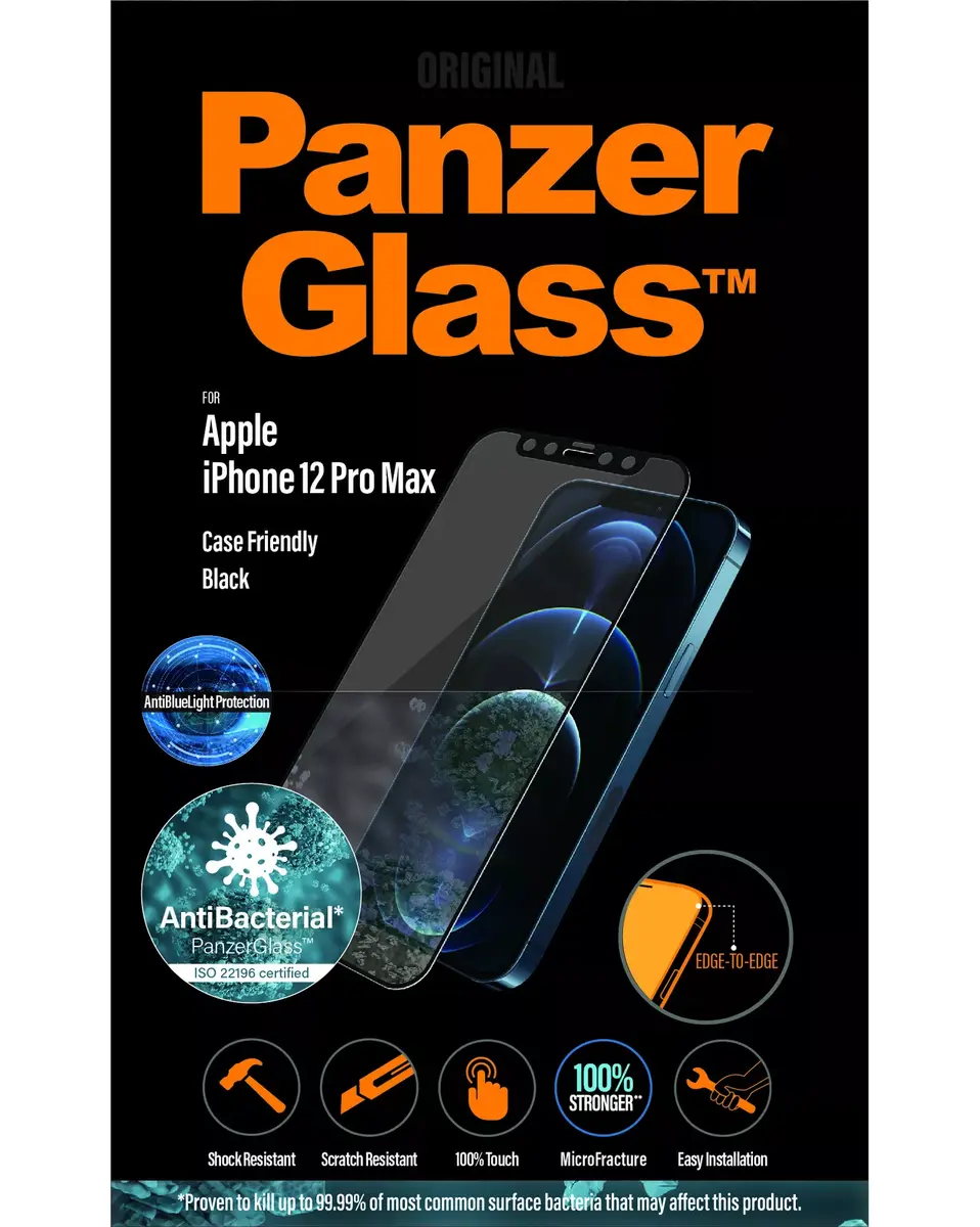 PanzerGlass Anti-blue light защитное стекло для iPhone 12 Pro Max Photo 8