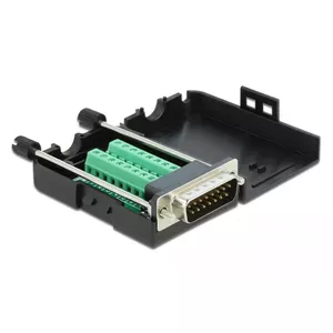 D-Sub15 Male to Terminal Block with Enclosure DeLOCK 66566
