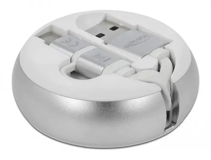 Ivelkams kabelis DeLOCK USB 2.0 2 in 1 Photo 2