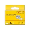 Ivelkams kabelis DeLOCK USB 2.0 2 in 1 Photo 5