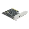 PCI Express x4 Карта DeLOCK USB 3.2 Gen 2x2 Photo 2