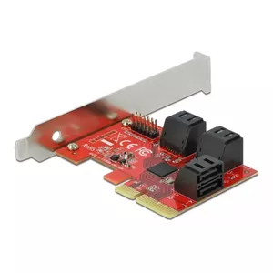 SATA PCI Express x4 Card DeLOCK 6 port Low Profile Form Factor