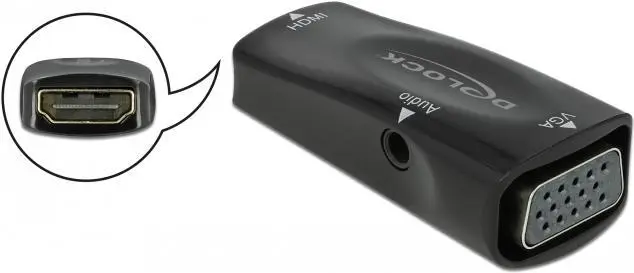 Adapteris HDMI-A sieviešu uz VGA sieviešu