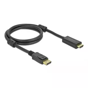 DeLOCK 85955 видео кабель адаптер 1 m HDMI Тип A (Стандарт) DisplayPort Черный