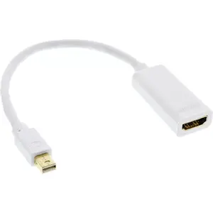 InLine Mini DisplayPort HDMI Adaptor with Audio 4K/30Hz 17193E