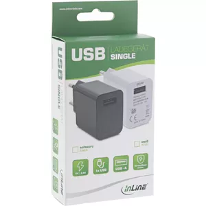 USB адаптер питания Indoor InLine 31507B черный