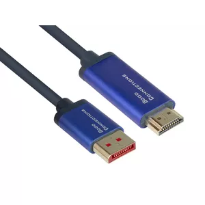 Video Cable Adapter Alcasa 4860-SF050B 5m DisplayPort to HDMI Blue