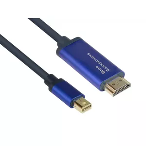 Video Cable Adapter Alcasa 4844-SF020B Mini DisplayPort to HDMI 2m