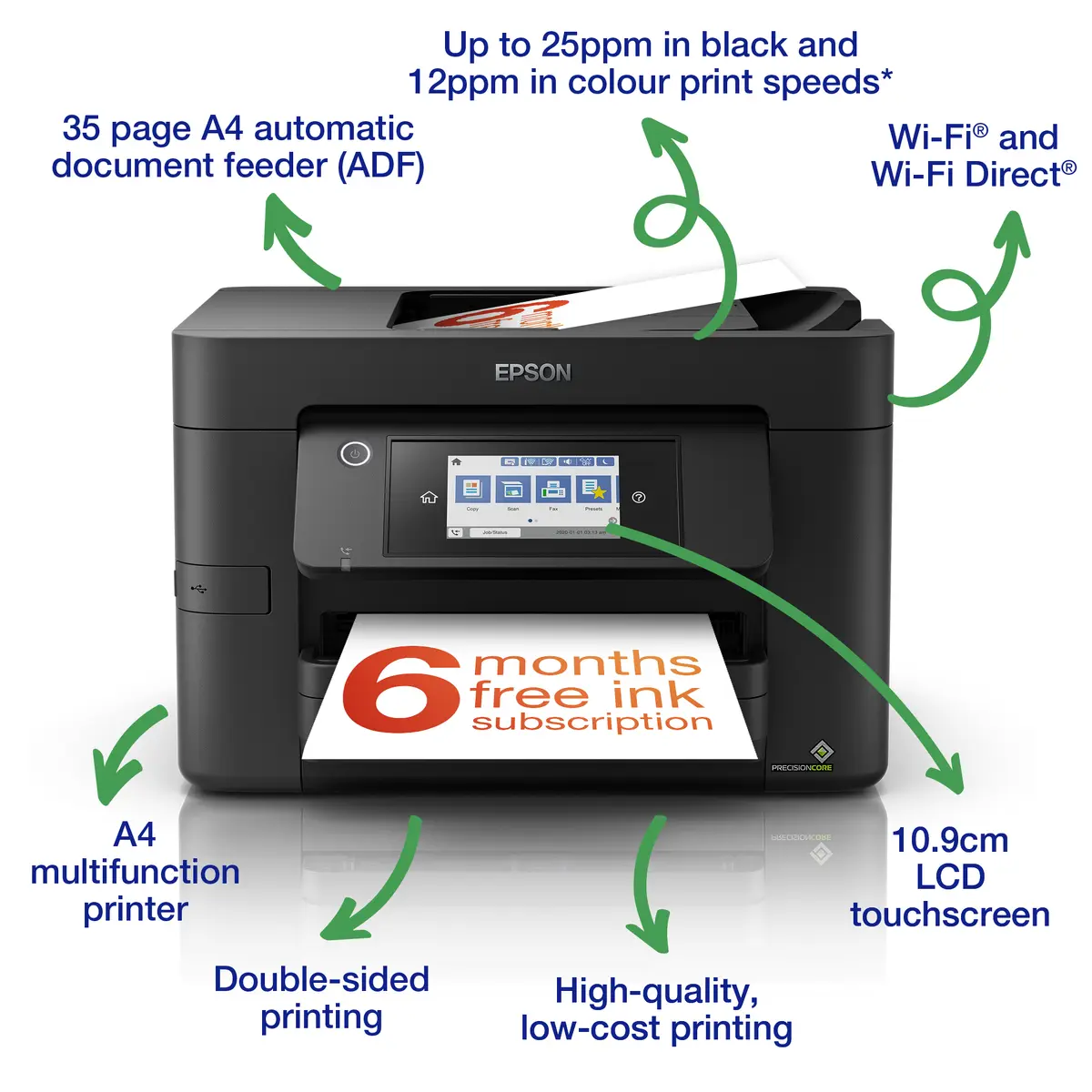 Epson WorkForce Pro WF-4820DWF Printer Photo 3